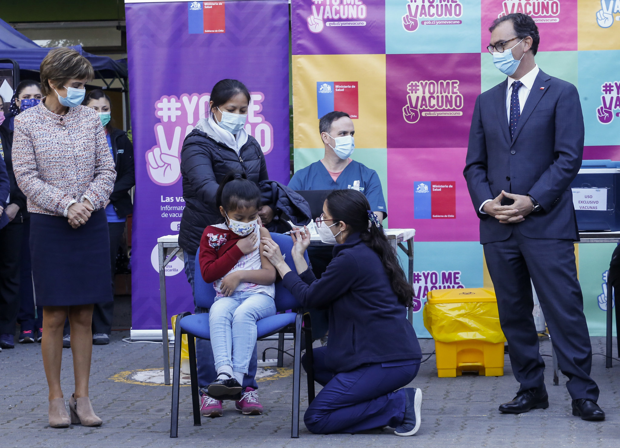 Autoridades dan inicio a vacunación escolar contra COVID-19 en niños de 6 a  11 años - Ministerio de Salud - Gobierno de Chile